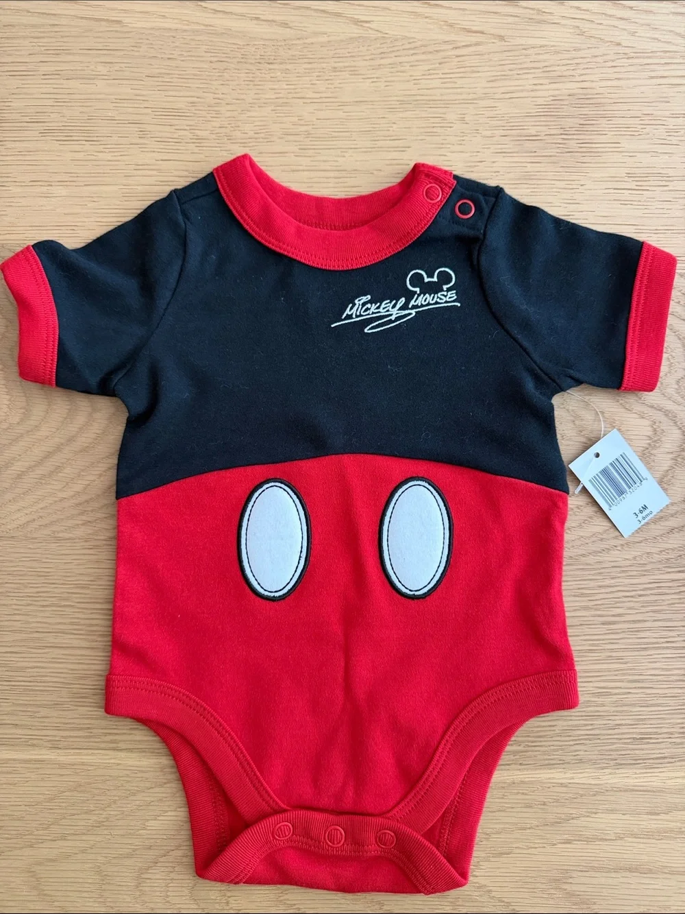 Mickey Mouse one-piece bodysuit